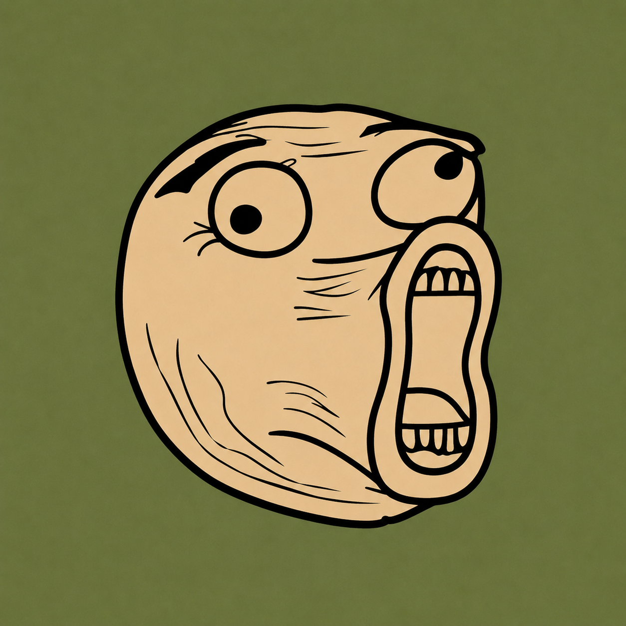 MEME character: STOKED GUY