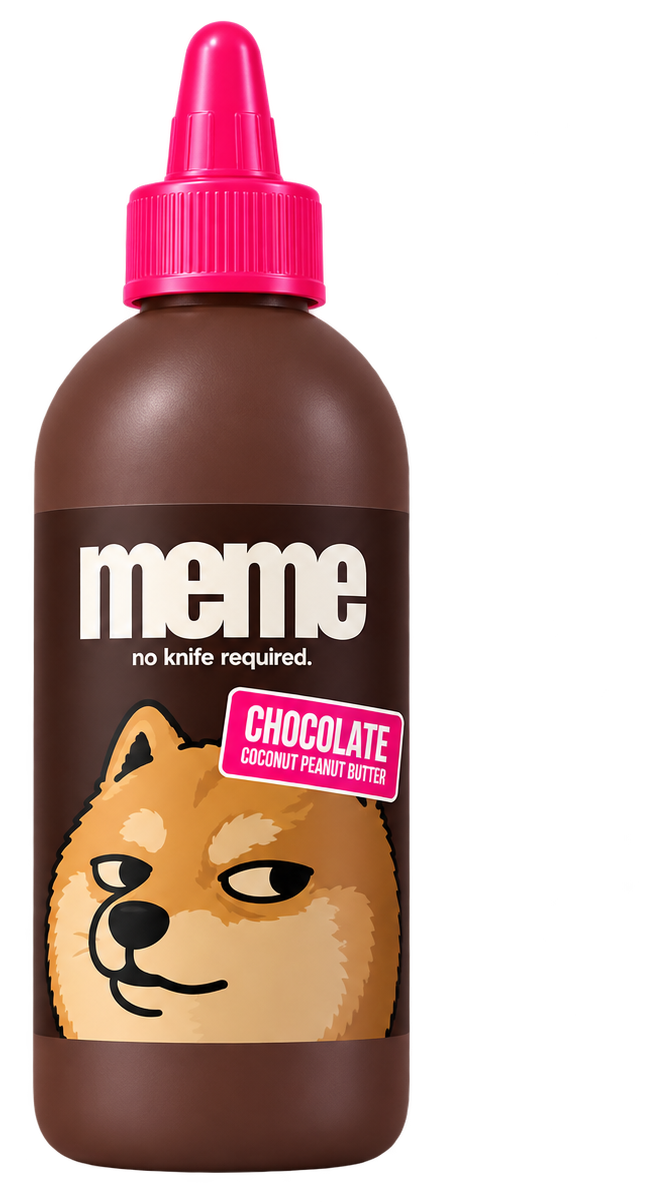 CHOCOLATE COCONUT PEANUT BUTTER 19.4 oz squeeze bottle